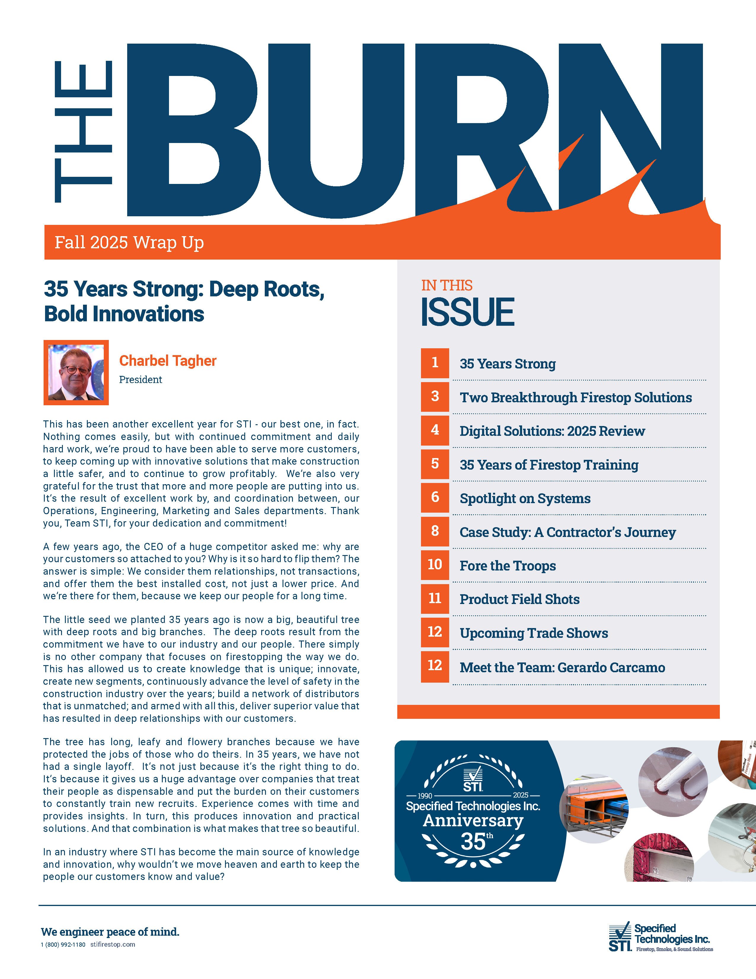 Boletín The Burn - Resumen de otoño de 2025