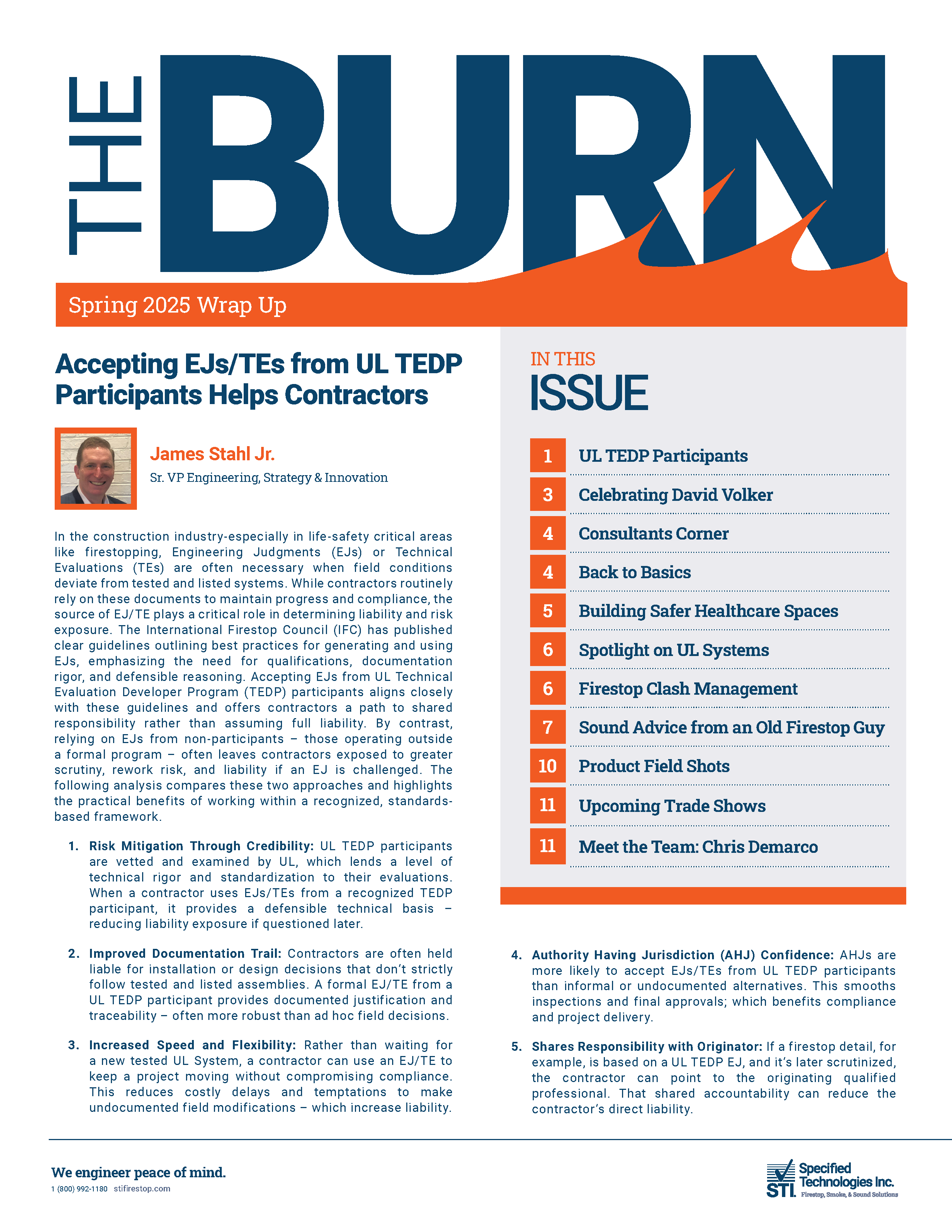 Boletín The Burn - Resumen de la primavera de 2025